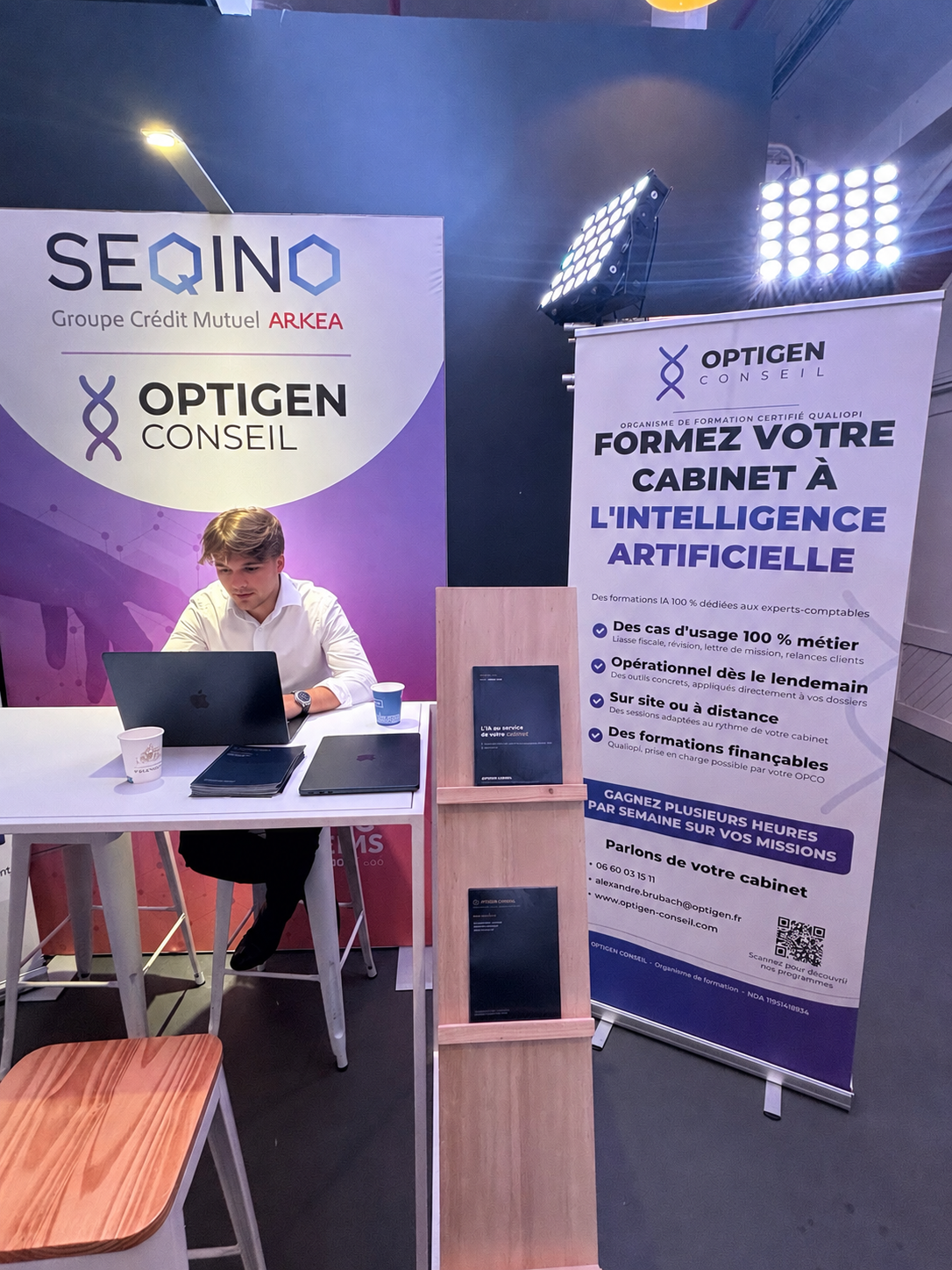 Stand OPTIGEN CONSEIL au Congrès IFEC Reims 2026